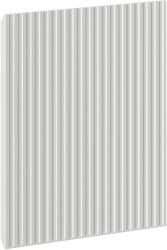 Mexen Rivel elülső rész bordázott fürdőszobai szekrénytesthez 40 x 43, 5 cm, szürke matt - 91A21-0400-470-1-62 (91A21-0400-470-1-62)