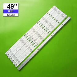  Háttérvilágítás TCL 49coll 5LED 3V LB490T 8db/csomag