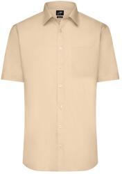 James & Nicholson (Daiber) Férfi rövid ujjú ing JN680 - Stone | 3XL (1-JN680-1760383)