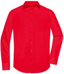 James & Nicholson (Daiber) Férfi hosszú ujjú ing JN678 - Tomato | S (1-JN678-1760105)