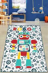 Chilai Home Covor de Copii Robot, Multicolor, 80x150 cm (876CHL1660) Covor