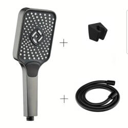 Caldo Freddo Blackspirit zuhanyszett - 3 funkciós zuhanyfejjel - GUNMETAL - fegyverszürke (45S3803G)