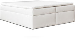 Expedo PHILIPPE kárpitozott boxspring ágy - fehér / 160x200 (258379)