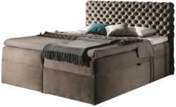 Expedo MARCH boxspring kárpitozott ágy + fedőmatrac - riviera 16 / 160x200 (222021)
