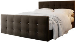 Expedo NAOMI boxspring kárpitozott ágy - cosmic 800 / 140x200 / felső matrac nélkül (215189)