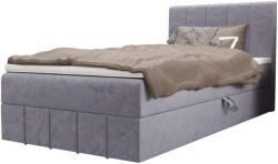 Expedo HAMAN kárpitozott boxspring ágy - monolith 70 / balos / 90x200 (240123)