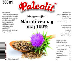  Paleolit Máriatövismag olaj 100% 500ml hidegen sajtolt (Silybum marianum) - perfectlife