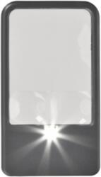 Carson 2.5x / 4.5x/ 6x LED Lighted Pocket Magnifier W/Batteries PM-33