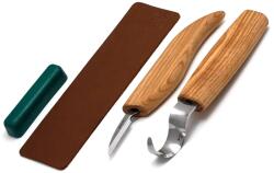 BeaverCraft Set de unelte pentru sculptat linguri Beavercraft cu cuțit de detaliu (2 cuțite + accesorii) S0