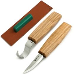 BeaverCraft Set de unelte pentru sculptat linguri Beavercraft (2 cuțite + accesorii) S01