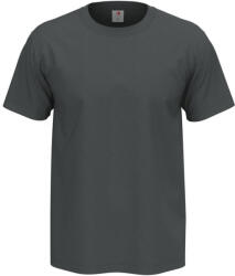 Stedman Comfort, körkötött rövid ujjú férfi póló, Slate Grey-L (ST2100-SLG-L)