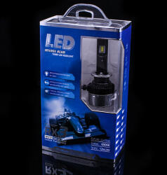 Maxillum Legújabb CSP ledes 25W-os H1 szett (2db) Ventillátoros hűtéssel. Kis hőtermelés, hosszabb élettartam