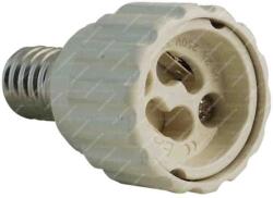 Somogyi Electrics Foglalat átalakító adapter E14-ről GU10-re AC90-265V, 1 év garanciával (LAE14-GU10;GU10/E14)