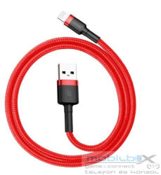 Baseus cable USB A to Lightning 2, 4A Cafule CALKLF-A09 0, 5 m red black