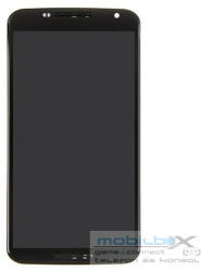 Motorola Nexus 6 kompatibilis LCD modul kerettel, OEM jellegű, fekete, Grade S+ - mobil-box