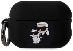 Karl Lagerfeld tok fekete KLAP2RUNKC Airpods Pro 2 készülékhez - xpro