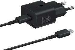 Samsung Töltő szett USB-C adapter QC Type-C kábellel 25W fekete (EP-T2510XBE) - xpro