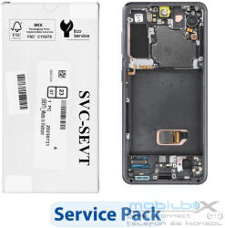 ServicePack LCD Display SAMSUNG S21 5G G991B GH82-27257A Gray