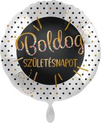 Premioloon Fólia lufi kör pöttyökkel - Boldog Születésnapot