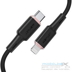ACEFAST cable Type C to Lightning 8-pin MFi 3A PD30W C2-01 silicone 1, 2m black