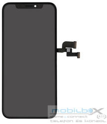  Apple iPhone Xs kompatibilis LCD kijelző érintőpanellel, OEM jellegű, fekete, Grade S+ - mobil-box