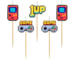 Játék Game On tortagyertya, gyertya szett 5 db-os