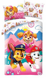 Takoy Pamut ágyneműhuzat Mancs őrjárat rózsaszín alapon