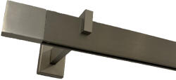  Square-Line karnis szett, 300 cm, széles végzáróval, Inox (14024000)