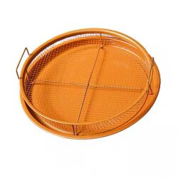 Cyrax Set tava de copt cu sita pentru cuptor, 32, 5x32, 5x8 cm (SetTavasitarotund)