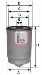 SOFIMA Filtru combustibil SOFIMA S 1811 NR (S 1811 NR) - fixbox