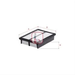 SOFIMA Filtru aer SOFIMA S 3D22 A (S 3D22 A) - fixbox