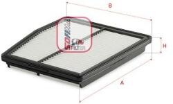 SOFIMA Filtru aer SOFIMA S 3D96 A (S 3D96 A) - automobilus