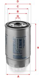 SOFIMA filtru combustibil SOFIMA S 2H2O NR (S 2H2O NR) - automobilus