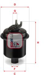 SOFIMA filtru combustibil SOFIMA S 1621 B (S 1621 B) - automobilus