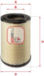 SOFIMA Filtru aer SOFIMA S 7A42 A (S 7A42 A) - automobilus