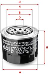 SOFIMA Filtru ulei SOFIMA S 4240 R (S 4240 R) - automobilus