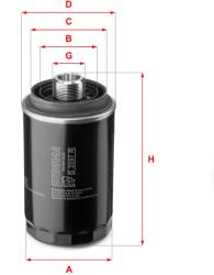 SOFIMA Filtru ulei SOFIMA S 3597 R (S 3597 R) - automobilus