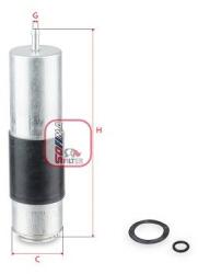 SOFIMA filtru combustibil SOFIMA S 1A36 B (S 1A36 B) - automobilus