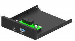 Gembird Internal 3.5'' Front Pc Panel (3.1 Type-A Type-C) Black FDI3-U3C- (FDI3-U3C-01)