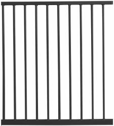 Baby Dan Extra széles fém toldalék Asta és Premier rácsokhoz 64, 5 cm fekete
