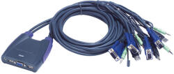 ATEN CS64US 4-Port USB VGA/Audio Cable KVM Switch (0, 9m, 1, 2m) (CS64US) - dtshop