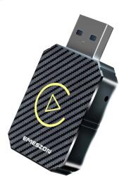 Autós adapter vezeték nélküli CarPlay és Android Auto, Emeszon®, FC1, USB és Type-C, Wifi 5, 8 GHz, Bluetooth 5, szénszálas, fekete (283786742569)