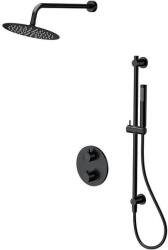 Cersanit Cersanit S952-033 - Zuhany készlet termosztatikus rejtett csappal ZEN fekete CS0105 (CS0105)
