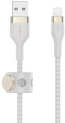 Belkin Кабел за данни/зареждане Belkin, Силиций, USB-A, съвместим с Apple, 1 м, Бял (CAA010bt1MWH) (CAA010bt1MWH)