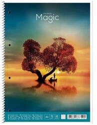 Shkolyaryk Publishing House Colourful Magic Spirálfüzet - A4+, Vonalas, 80 Lap, Vegyes Szín (A4-080-6521L)