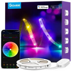 Govee RGBIC Basic Wi-Fi + Bluetooth LED szalagfény (10 méter) (H618C3D1) (H618C3D1)