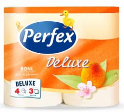 Perfex Toalettpapír 3 rétegű 150 lap/tekercs 4 tekercs/csomag barack Boni Perfex DeLuxe (MEN-OR-59929)