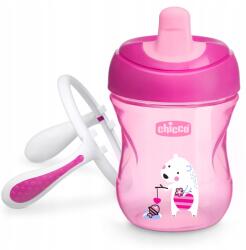 Chicco 00006921100000 Csepegésmentes bögre szájfeltéttel 6m+ girl (00006921100000)
