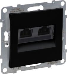 Legrand Suno 2xrj45 Cat. 5e Utp Aljzat, Fekete