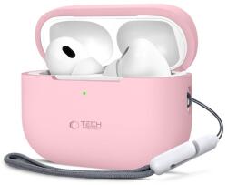Tech-Protect szilikon tok AirPods Pro 1/2 fülhallgatóhoz - pink (TP313709) (TP313709)
